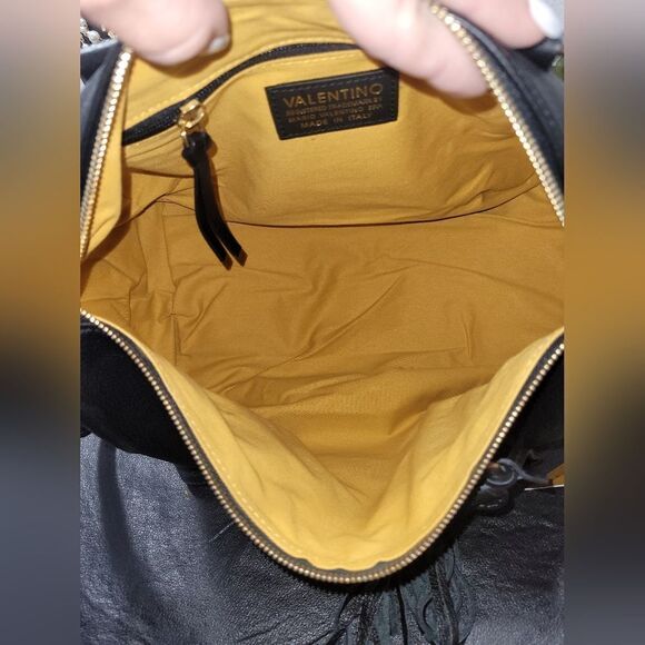 Authentic NWT Valentino Tonia Genuine Leather Boston Bag with Dust Bag - Picture 12 of 17